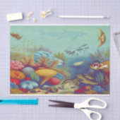 Bunt unter der Seeszene Seidenpapier (Handwerk)