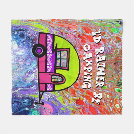 Bunt würde ich eher Campings-Decke sein Fleecedecke (Vorderseite (Horizontal))