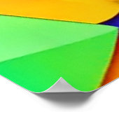 Bunt zusammengewürfelte Formen Poster (Ecke)