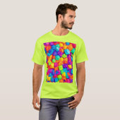 Bunt zusammengewürfelte Formen T-Shirt (Vorne ganz)