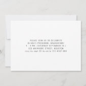 Bunte 2-Foto-Vorschulabschlusspartei Einladung (Rückseite)