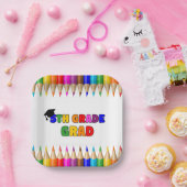 Bunte 5. Grade Graduation Party Pappteller (Party)