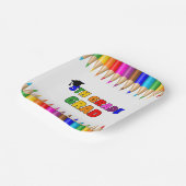 Bunte 5. Grade Graduation Party Pappteller (Gewinkelt)