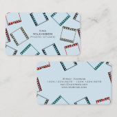 Bunte Abdeckung des Fotofilmband-Musters Visitenkarte (Vorne/Hinten)