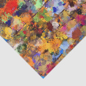 Bunte abstrakte Farben-Spritzer-Kunst Seidenpapier (Ausschnitt)