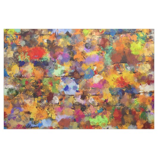 Bunte abstrakte Farben-Spritzer-Kunst Stoff (Yard (91,4 cm))