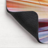 Bunte abstrakte Gegenstände gegen Weiß Mousepad (Ecke)