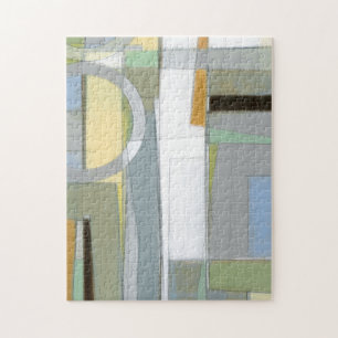Bunte abstrakte geometrische Formen Puzzle