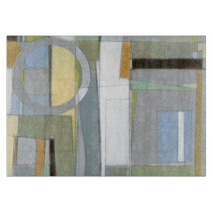 Bunte abstrakte geometrische Formen Schneidebrett