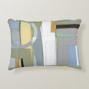 Bunte abstrakte geometrische Formen Zierkissen