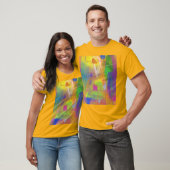 Bunte abstrakte Kunst 2 T-Shirt (Unisex)