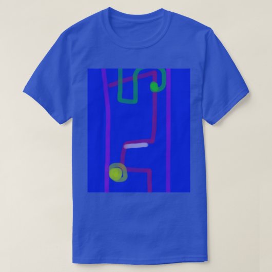 Bunte abstrakte Kunst 3 T-Shirt (Design vorne)