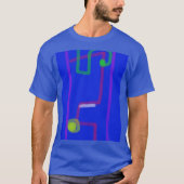 Bunte abstrakte Kunst 3 T-Shirt (Vorderseite)