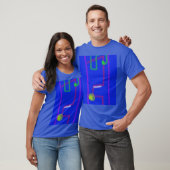 Bunte abstrakte Kunst 3 T-Shirt (Unisex)