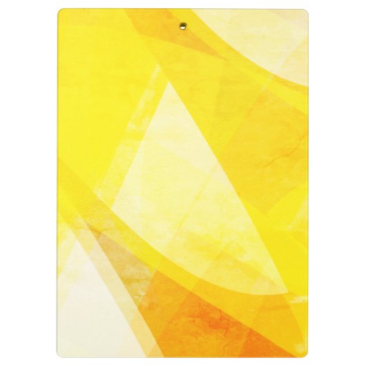 Bunte abstrakte Kunst, bunte Formen Klemmbrett (Rückseite)