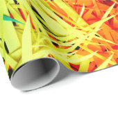 Bunte abstrakte Kunst Geschenkpapier (Rolleneckpunkt)