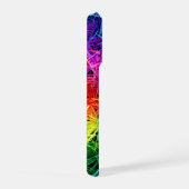 Bunte abstrakte Kunst iPhone Hülle (Rechte Seite)