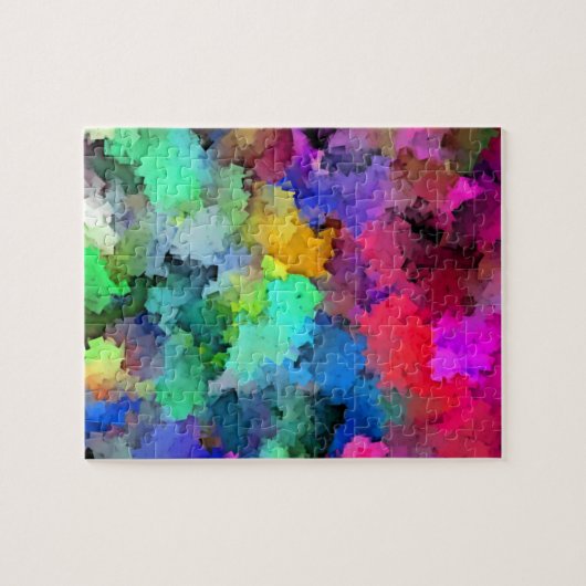 Bunte abstrakte Kunst Puzzle (Horizontal)