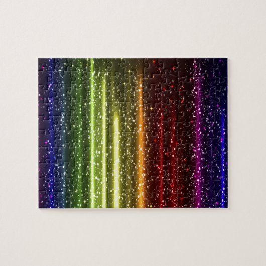 Bunte abstrakte Kunst Puzzle (Horizontal)