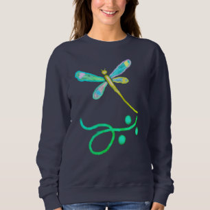 Bunte abstrakte Libellen-Kunst zum Tragen Sweatshirt