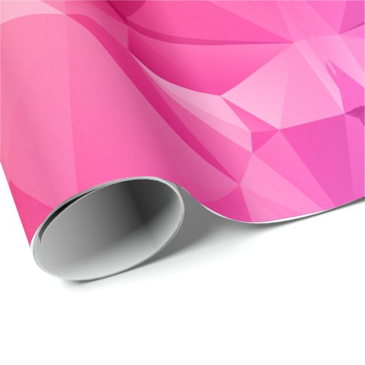 Bunte abstrakte polygonale/niedrig Polykunst Geschenkpapier (Rolleneckpunkt)