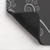 Bunte abstrakte Reben Mousepad (Ecke)