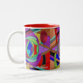 Bunte abstrakte TASSE (Links)