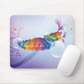 Bunte abstrakte Tastatur Mousepad (Mit Mouse)