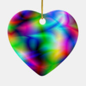 Bunte Abstraktions-Verzierung Keramikornament (Hinten)