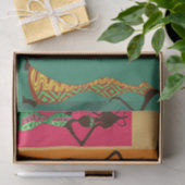 Bunte afrikanische Damen Seidenpapier (Geschenk)