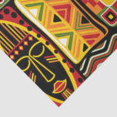 Bunte afrikanische Muster-Druck-Collage Seidenpapier (Ausschnitt)