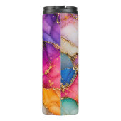 Bunte Alkohol-Tinte Thermosbecher (Rückseite)