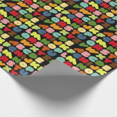 Bunte Alphabet-Buchstaben Geschenkpapier (Ecke)