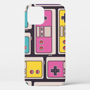 Bunte alte Spiel-Joysticks Tapete Case-Mate iPhone Hülle