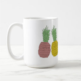 Bunte Ananas-Costa Rica Pura Vida Tasse