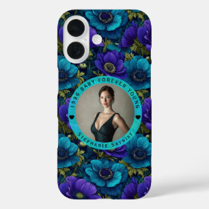 Bunte Anemonen Überraschen Geburtstagsgeschenk für iPhone 16 Hülle