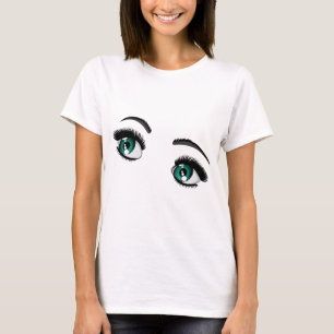 Bunte Animeaugen 6 T-Shirt