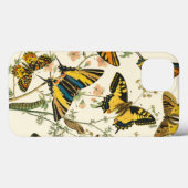 Bunte Ansammlung der Schmetterlinge und der Raupen Case-Mate iPhone Hülle (Rückseite (Horizontal))