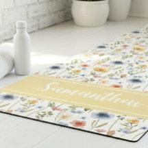 Bunte Aquarell-Frühlingswildblume mit individuelle