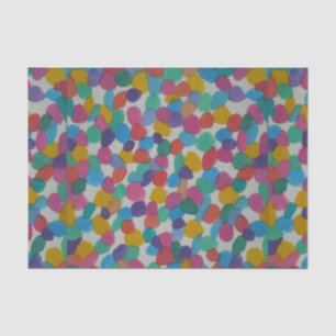 Bunte Aquarell-Punkte Seidenpapier