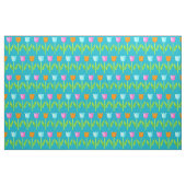 Bunte Aquarell-Tulpen in rosa, blau, orange Stoff (Fat Quarter (45,7 x 55,9 cm))