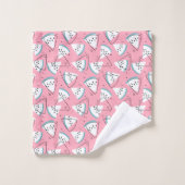 Bunte Aquarell-Wassermelonen Badhandtuch Set (Waschlappen)