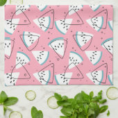 Bunte Aquarell-Wassermelonen Handtuch (Gefaltet)