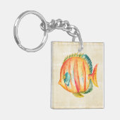 Bunte Aquarium-Fische Schlüsselanhänger (Vorderseite links)