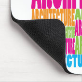 Bunte Architektur Mousepad (Ecke)