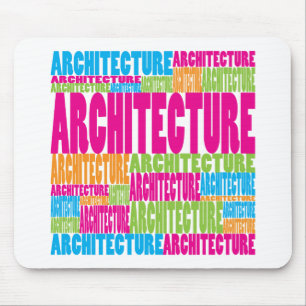 Bunte Architektur Mousepad
