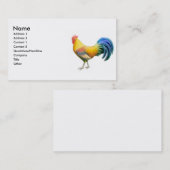 Bunte Ardenner Hahn-Visitenkarte Visitenkarte (Vorne/Hinten)