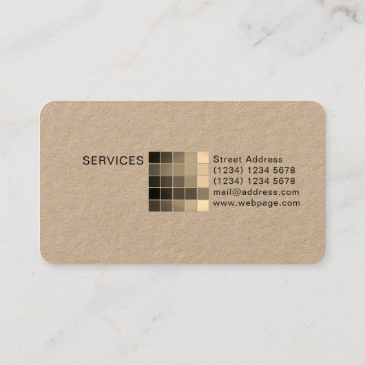 Bunte Art der modernen grafischen Musterschablone Visitenkarte (Rückseite)