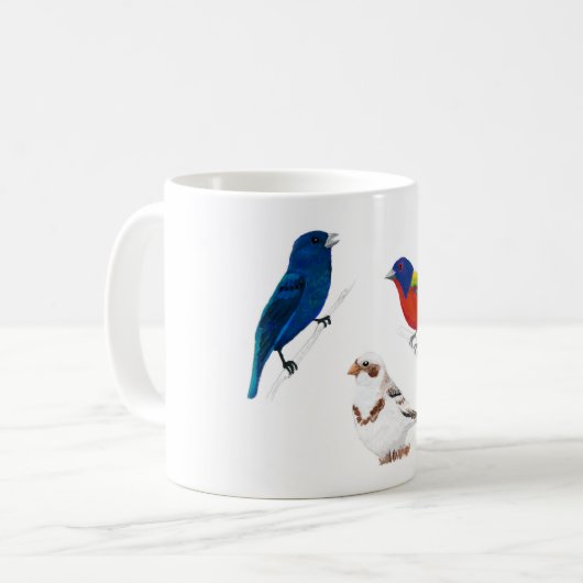 Bunte auf einer Tasse (Vorderseite Links)