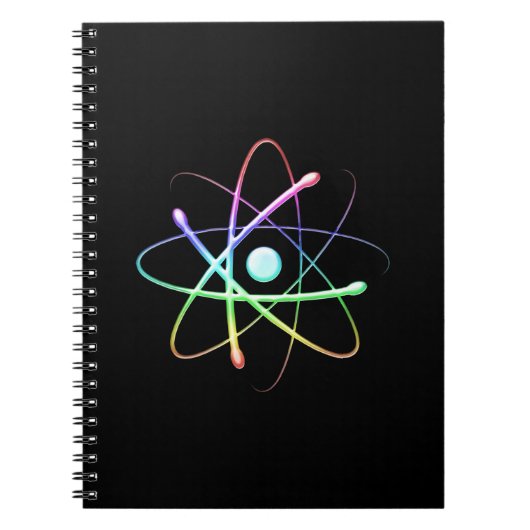 Bunte Aussenseiter-Geschenke des Atom-| Notizblock (Vorderseite)